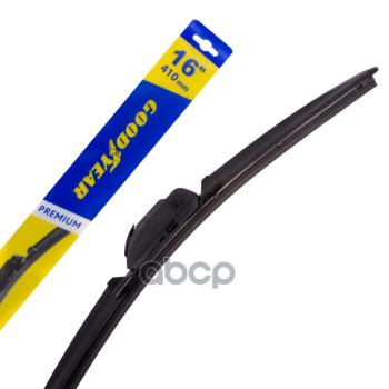 Щетка Стеклоочистителя 410 Мм16 Бескаркасная Goodyear Premium (1 Шт.) 8 Адаптеров GOODYEAR арт. GY000436