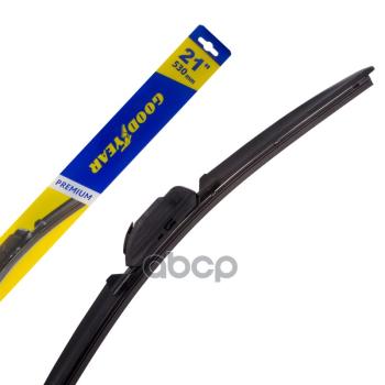 Щетка Стеклоочистителя 530 Мм21 Бескаркасная Goodyear Premium (1 Шт.) 8 Адаптеров GOODYEAR арт. GY000441