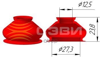 55 р. Пыльник Рулевого Наконечника Ваз 2108 Сэви SEVI арт. 6131  с доставкой в г. Кемерово. Увеличить фотографию 2