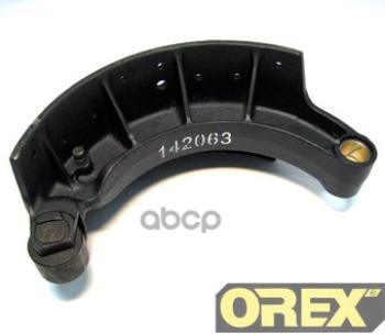 5 309 р. Колодка Тормозная С Роликом Mb  Man 410*180 ( Чугун, Сварная) OREX арт. OR142063  с доставкой в г. Кемерово. Увеличить фотографию 1