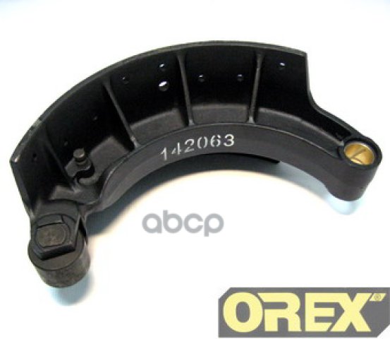 5 309 р. Колодка Тормозная С Роликом Mb  Man 410*180 ( Чугун, Сварная) OREX арт. OR142063  с доставкой в г. Кемерово