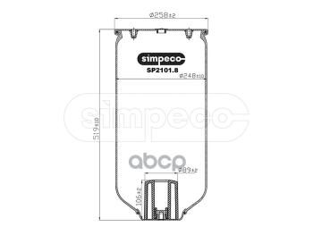 4 899 р. ППодушка 4158Np02 Schmitz SIMPECO арт. SP21018010  с доставкой в г. Кемерово. Увеличить фотографию 1