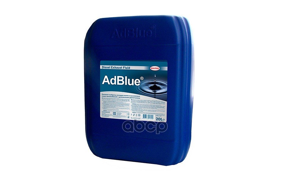 1 499 р. Жидкость Для Систем Scr Дизельных Двигателей (20 Л.) Мочевина Adblue (805) SINTEC арт. 805  с доставкой в г. Кемерово
