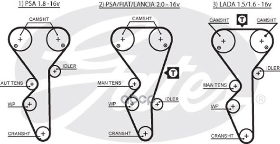 3 399 р. Ремень Грм Ваз 2110-12 (16 Клап.) Gates (Усил.) (5468 Xs) Gates арт. 5468 XS  с доставкой в г. Кемерово