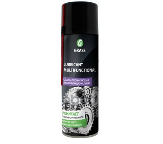 349 р. Смазка Универсальная Grass Lubricant Multifunctional Проникающая (250 Мл) Аэрозоль (110315) GraSS арт. 110315  с доставкой в г. Кемерово
