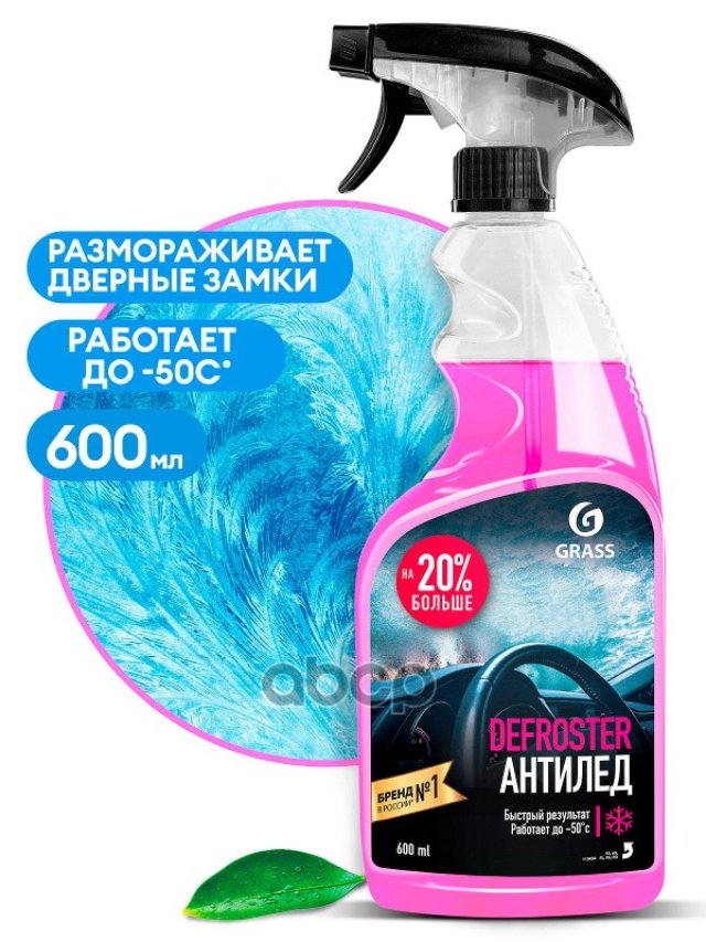349 р. Размораживатель Стекол И Замков Grass Defroster (600 Мл) Триггер (110404) GraSS арт. 110404  с доставкой в г. Кемерово