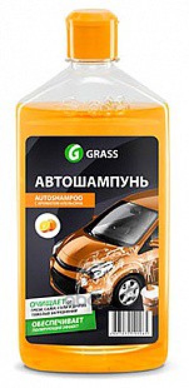 182 р. Автошампунь Grass Autoshampoo Universal Для Ручной Мойки (1 Л) Апельсин GraSS арт. 111100-1  с доставкой в г. Кемерово