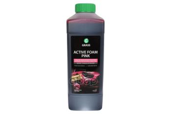 Автошампунь Grass Active Foam Pink Для Бесконтактной Мойки Упаковка 12Шт Концентрат ( 1 Кг) Розо GraSS арт. 113120