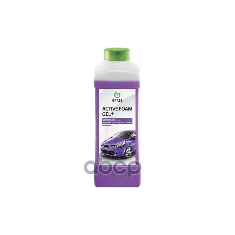 589 р. Автошампунь Grass Active Foam Gel+ Для Бесконтактной Мойки Концентрат  ( 1 Кг) GraSS арт. 113180  с доставкой в г. Кемерово