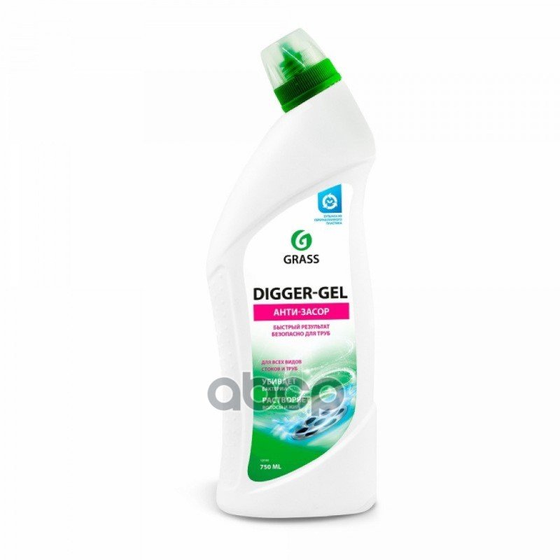 168 р. Средство Для Чистки Труб Grass Digger-Gel ( 750 Мл.) Гель, Флакон (125181) GraSS арт. 125181  с доставкой в г. Кемерово