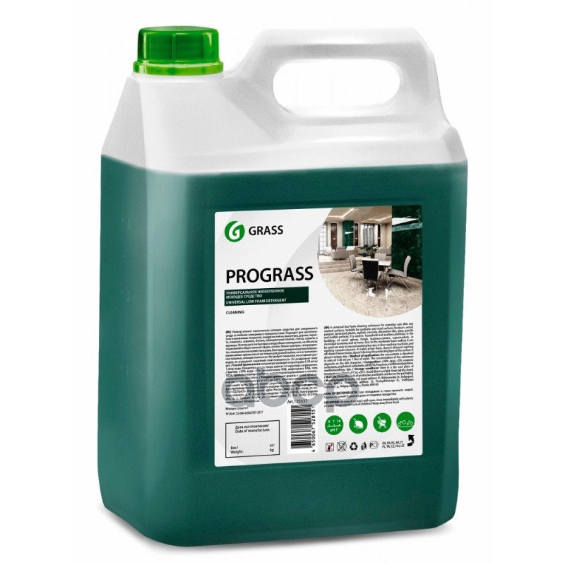 599 р. Средство Для Мытья Пола Grass Prograss (5 Кг.) Низкопенное, Универсальное, Бытовое (125337) GraSS арт. 125337  с доставкой в г. Кемерово