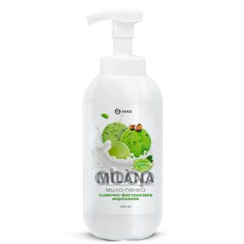 206 р. Мыло Жидкое Пенка Grass Milana Сливочно-Фисташковое Мороженое (0,5 Л.) С Дозатором (125421) GraSS арт. 125421  с доставкой в г. Кемерово. Увеличить фотографию 1