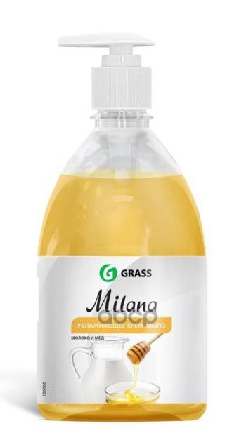 143 р. Мыло Жидкое Крем Grass Milana Молоко И Мед (0,5 Л.) С Дозатором (126100) GraSS арт. 126100  с доставкой в г. Кемерово. Увеличить фотографию 1