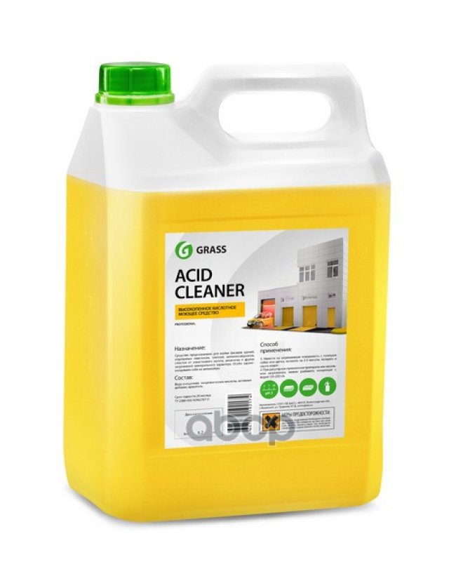 1 639 р. Средство Для Чистки Различных Поверхностей Grass Acid Cleaner (6,2 Кг) Кислотное (160101) GraSS арт. 160101  с доставкой в г. Кемерово