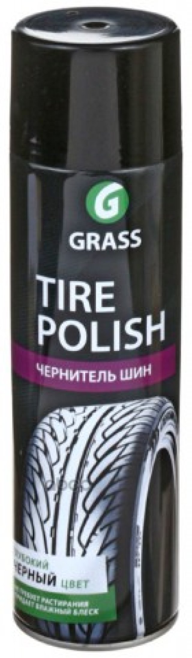 4 599 р. Очиститель Шин Grass Tire Polish Чернитель, Глянцевый Упаковка 12Шт ( 650 Мл) Аэрозоль (700670) GraSS арт. 700670  с доставкой в г. Кемерово
