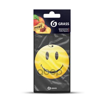 Ароматизатор Подвесной Картон Grass Смайл Персик (St-0398) GraSS арт. ST-0398
