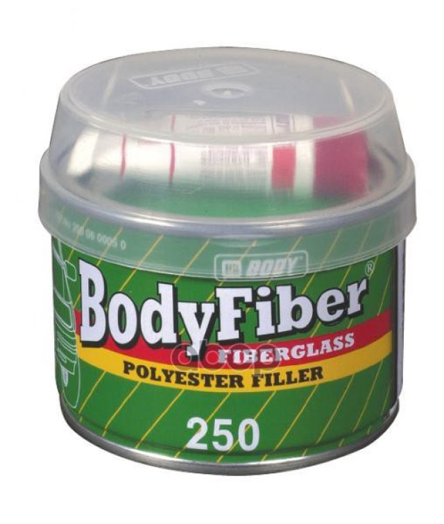 459 р. Шпатлевка Body Fiber Со Стекловолокном Зеленая (0,25 Кг) (2500600050) HB BODY арт. 2500600050  с доставкой в г. Кемерово