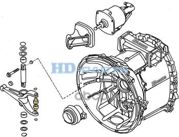 1 469 р. Ролик Вилки Сцепления Sc HD-parts арт. 304006  с доставкой в г. Кемерово. Увеличить фотографию 2