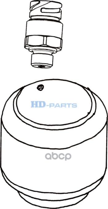 8 199 р. Датчик Давления HD-parts арт. 312063  с доставкой в г. Кемерово. Увеличить фотографию 4
