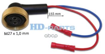 1 309 р. Разъем Электрический ДатчиковКранов 22 Полюсов M27x1 L=300Мм HD-parts арт. 316391  с доставкой в г. Кемерово. Увеличить фотографию 1