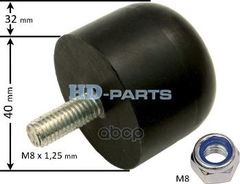 509 р. Отбойник Кабины (Малый) Sc HD-parts арт. 318721  с доставкой в г. Кемерово. Увеличить фотографию 1