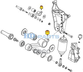 509 р. Отбойник Кабины (Малый) Sc HD-parts арт. 318721  с доставкой в г. Кемерово. Увеличить фотографию 3