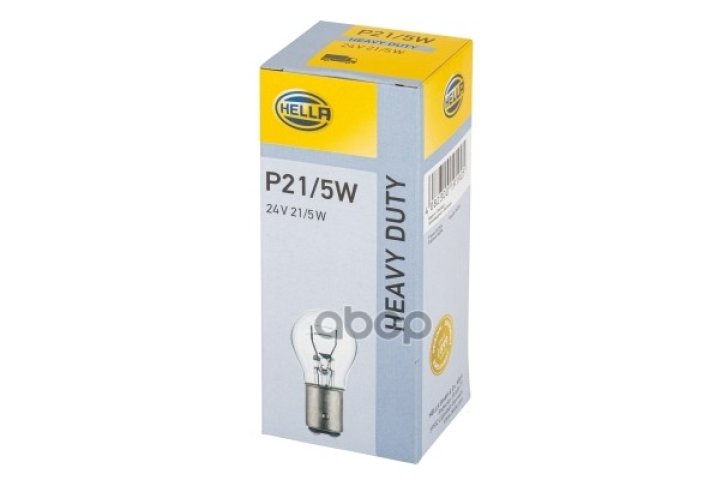 229 р. Лампа P215W 24V Bay15d HELLA арт. 8GD002078241  с доставкой в г. Кемерово