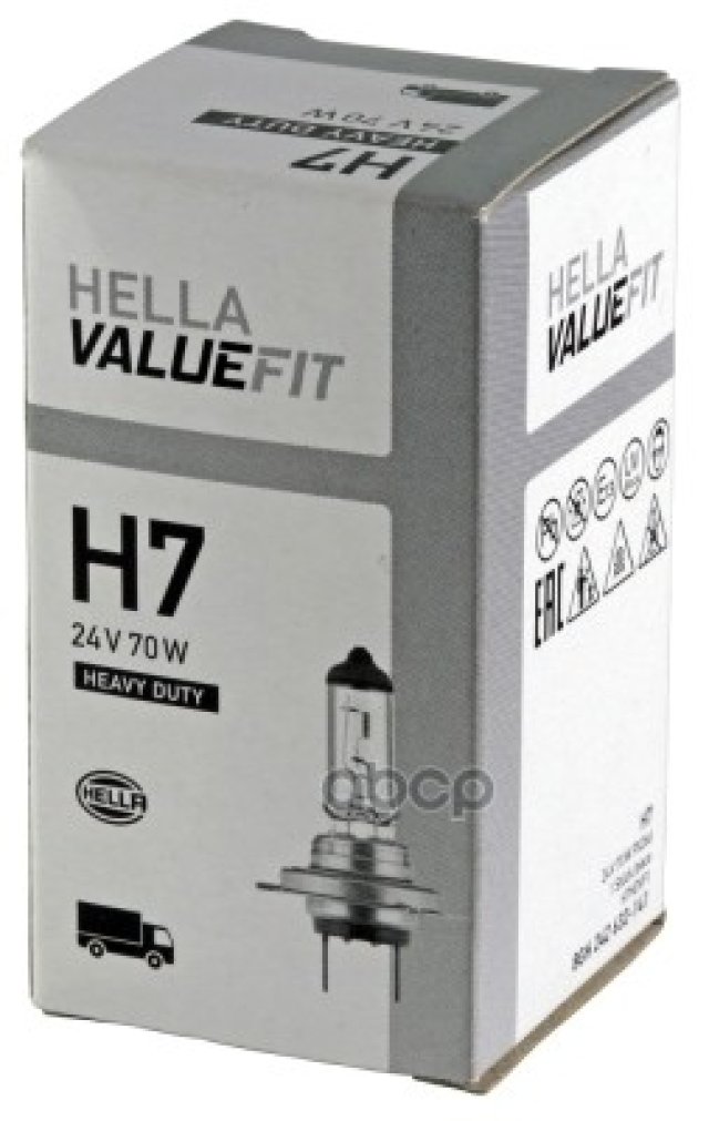 499 р. АЛампа  H7 70W,24V Px26d Аналог 8Gh007157-241 HELLA арт. 8GH242632141  с доставкой в г. Кемерово