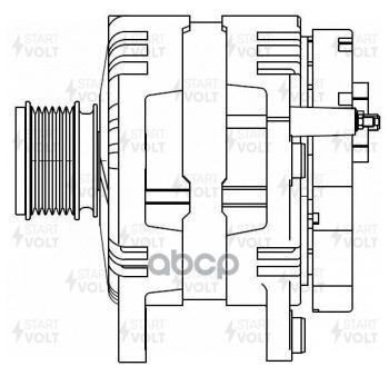 20 999 р. Генератор Для АМ Газ 3302 Next (180A) (Lg 0329) STARTVOLT арт. LG 0329  с доставкой в г. Кемерово. Увеличить фотографию 5
