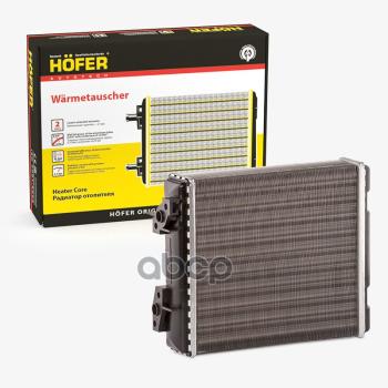 1 059 р. Радиатор Отопителя Ваз 2105-07 (2-Х Ряд. Алюм.) Hofer Hf 730 224 HOFER арт. HF 730 224  с доставкой в г. Кемерово. Увеличить фотографию 1