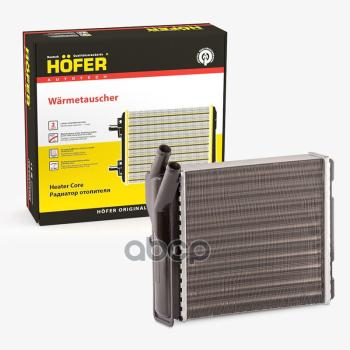 1 199 р. Радиатор Отопителя Ваз 2123 (2-Х Ряд. Алюм.) Hofer Hf 730 226 HOFER арт. HF 730 226  с доставкой в г. Кемерово. Увеличить фотографию 1