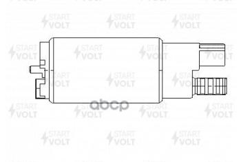1 449 р. Электробензонасос (Мотор) Для АМ Газ 3302 Дв.a274 Evotech 2.7I Startvolt (Sfp 0308) STARTVOLT арт. SFP 0308  с доставкой в г. Кемерово. Увеличить фотографию 4
