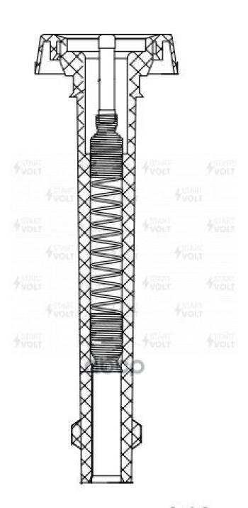 231 р. Наконечник Катушки Зажигания Для АМ Газ, Уаз С Дв. 405, 409 С Резистором Startvolt (Stc 0317) STARTVOLT арт. STC 0317  с доставкой в г. Кемерово. Увеличить фотографию 1