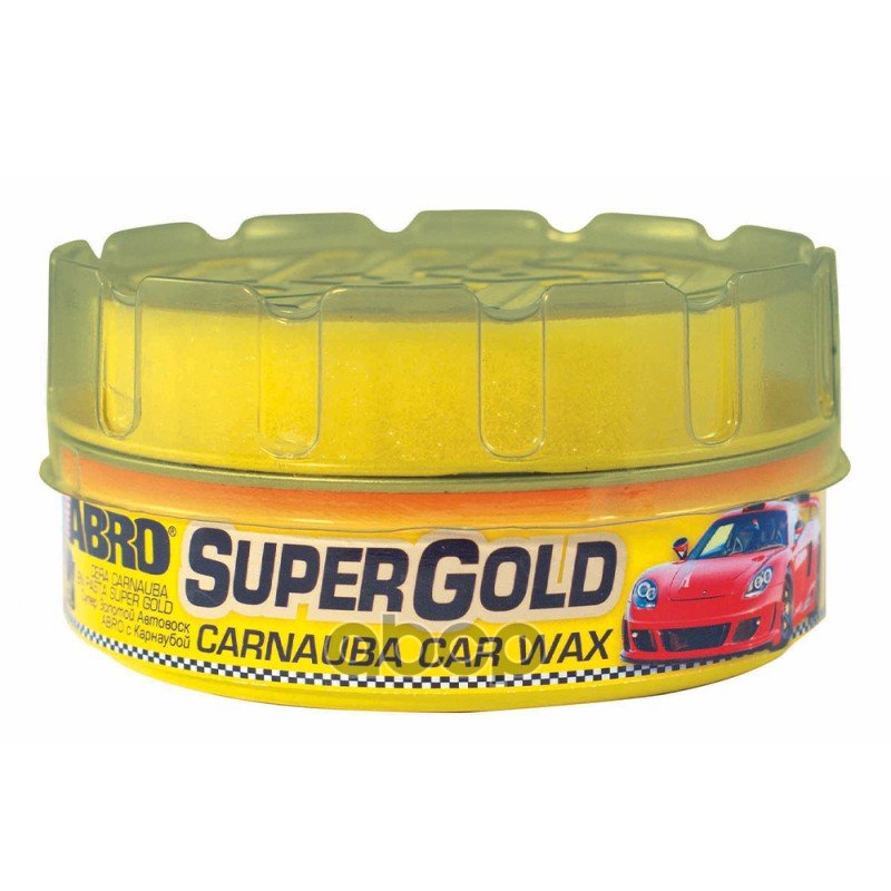 459 р. Полироль Кузова Abro Автовоск-Паста Тефлон С Карнаубой Super Gold (230 Г) (Pw-400) ABRO арт. PW-400  с доставкой в г. Кемерово