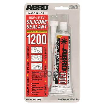 Герметик Силиконовый Abro Прозрачный (85 Г) (Ss-1200-3-Clr) ABRO арт. SS-1200-3-CLR