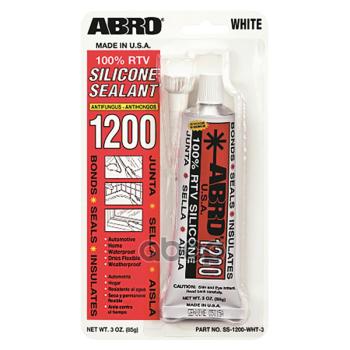 Герметик Силиконовый Abro Белый (85 Г) (Ss-1200-3-Wh) ABRO арт. SS-1200-3-WH