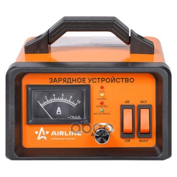 3 099 р. Зарядное Устройство Для Акб Airline 6В12В Емкостью До 65 А.ч. Амперметр, Ручная Регулировка Зарядно AIRLINE арт. ACH-5A-06  с доставкой в г. Кемерово. Увеличить фотографию 3