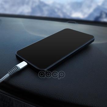 359 р. Кабель Для Зарядки Airline Type-C - Micro Usb 1М, Серый Нейлоновый (Ach-C-41) AIRLINE арт. ACH-C-41  с доставкой в г. Кемерово. Увеличить фотографию 6