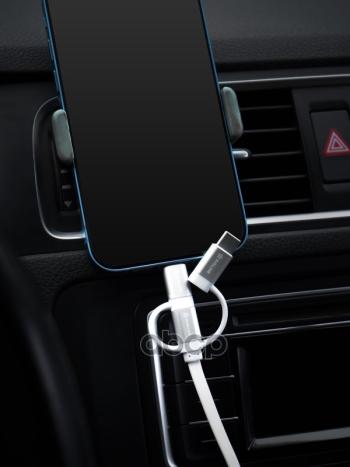 399 р. Кабель Для Зарядки Airline 3 В 1 Usb - Lightning, Type-C, Micro Usb (Ach-C-49) AIRLINE арт. ACH-C-49  с доставкой в г. Кемерово. Увеличить фотографию 3