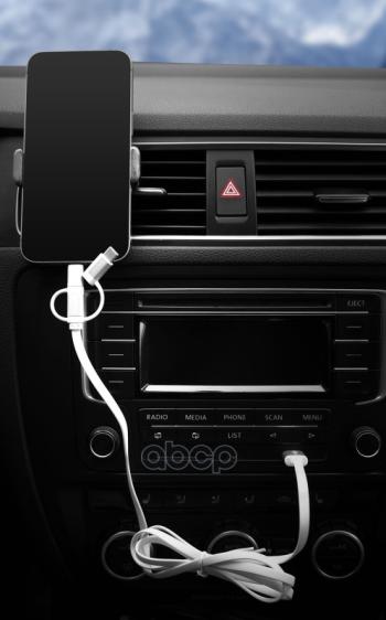 399 р. Кабель Для Зарядки Airline 3 В 1 Usb - Lightning, Type-C, Micro Usb (Ach-C-49) AIRLINE арт. ACH-C-49  с доставкой в г. Кемерово. Увеличить фотографию 5