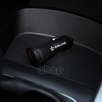 729 р. Зарядное Устройство Airline 1 Usb Qc 3.0 36Вт+Type-C Pd 1224В В Прикуриватель (Ach-Cqc3) AIRLINE арт. ACH-CQC3  с доставкой в г. Кемерово. Увеличить фотографию 3