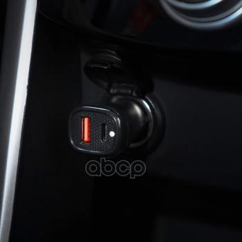 729 р. Зарядное Устройство Airline 1 Usb Qc 3.0 36Вт+Type-C Pd 1224В В Прикуриватель (Ach-Cqc3) AIRLINE арт. ACH-CQC3  с доставкой в г. Кемерово. Увеличить фотографию 2