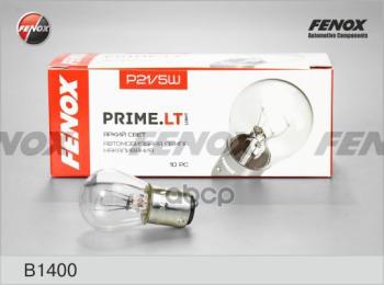 39 р. Лампа 12 V 215 W (2-Х Контакт.) Fenox (Повторитель,Стоп-Сигнал,Габарит) Bay15d (B1400) FENOX арт. B1400  с доставкой в г. Кемерово. Увеличить фотографию 1