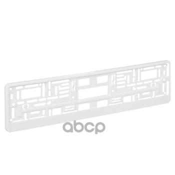 349 р. Рамка Под Номер Airline Пласт. С Запорной Планкой, Белая (Afc-04) AIRLINE арт. AFC-04  с доставкой в г. Кемерово. Увеличить фотографию 2