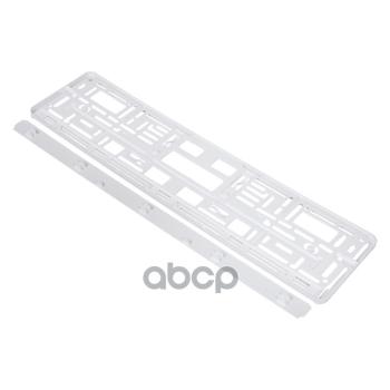 349 р. Рамка Под Номер Airline Пласт. С Запорной Планкой, Белая (Afc-04) AIRLINE арт. AFC-04  с доставкой в г. Кемерово. Увеличить фотографию 5