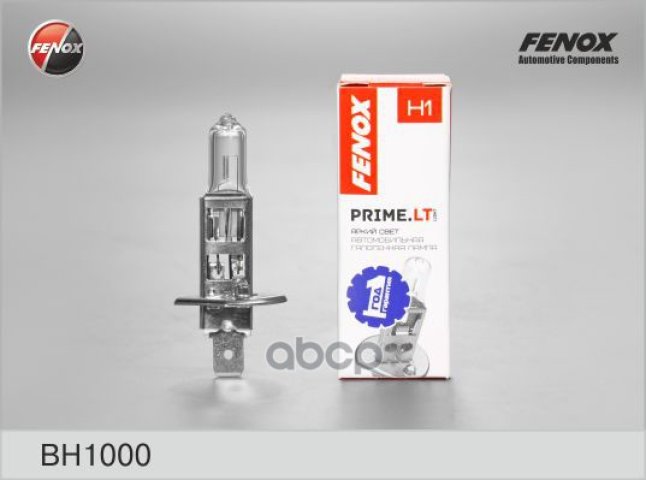 111 р. Лампа Галогеновая H1 12V  55W Fenox   P14.5s(Bh1000) FENOX арт. BH1000  с доставкой в г. Кемерово