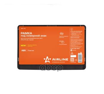 349 р. Рамка Под Номер Airline Япон.Амер. Авто, 290*170 Мм, Черная (Afc-15) AIRLINE арт. AFC-15  с доставкой в г. Кемерово. Увеличить фотографию 1