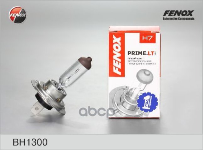 197 р. Лампа Галогеновая H7 12V  55W Fenox Px26d (Bh1300) FENOX арт. BH1300  с доставкой в г. Кемерово