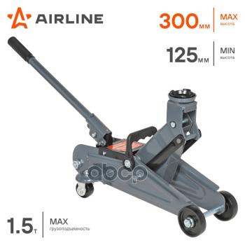 3 499 р. Домкрат Гидравлический Подкатной 1.5 Т (125-300 Мм) Airline (Aj-1.5F-300) AIRLINE арт. AJ-1.5F-300  с доставкой в г. Кемерово. Увеличить фотографию 2