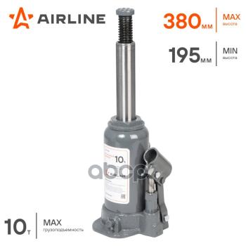 2 249 р. Домкрат Гидравлический 10.0Т (195-380 Мм) Airline (Aj-B-10S) AIRLINE арт. AJ-B-10S  с доставкой в г. Кемерово. Увеличить фотографию 2